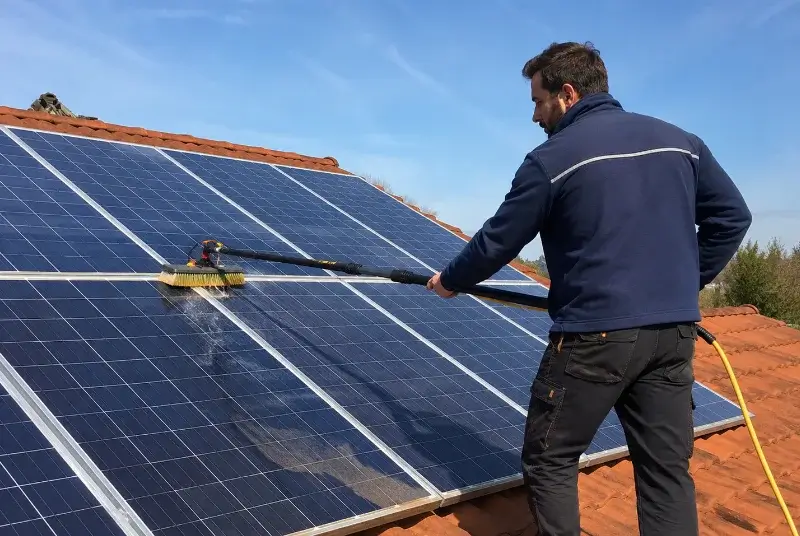 Nettoyage et entretien de panneaux solaires à Saucats